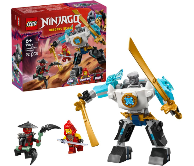 LEGO Ninjago 71827 Mech w zbroi bojowej Zane’a - 1284128 - zdjęcie 3